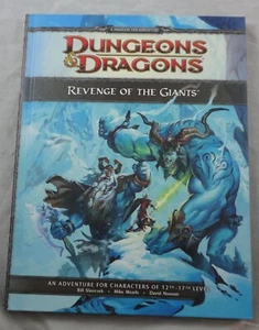 Dungeons & Dragons 4th Ed La Vendetta dei Giganti Supermodulo D&D WTC24178 con Mappa - Foto 1 di 2