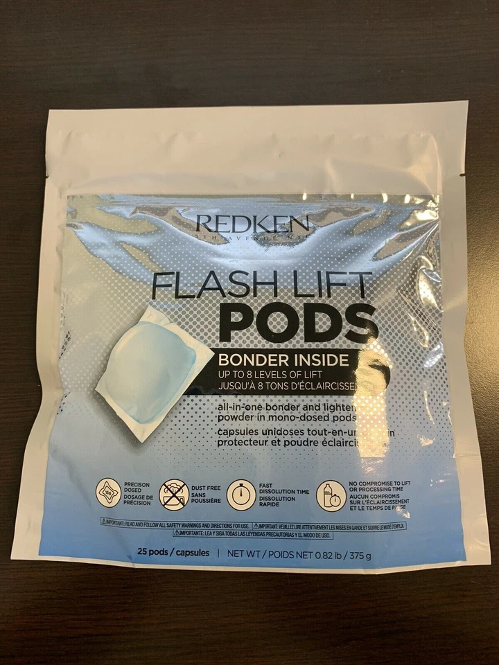 Cápsulas elevadoras Redken Flash hasta 8 palanca elevadora - 25 cápsulas 082 lb/375 g  Foto 1 de 1