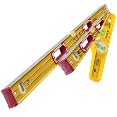 Stabila STB1962PACK 196-2 Spirit Level 60cm & 120cm with 81SREM Rare Earth Level - Image 1 of 4