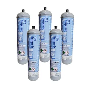 5 bombole CO2 monouso da 600 gr. e290 per acqua frizzante - Imagen 1 de 1