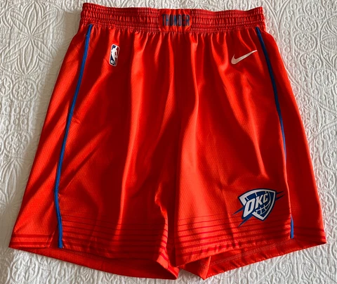 Oklahoma City OKC Thunder Nike Mens Swingman Icon Engineered Shorts Size 2XL XXL Cover