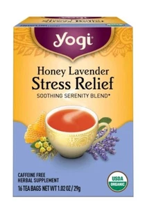 Yogi Tea-Honey Lavender Stress Relief Tea 16ct - Picture 1 of 3