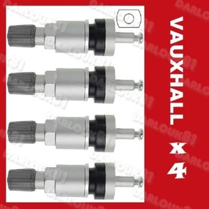 4x Válvula de sensor de presión de neumáticos TPMS Kit de vástago para Vauxhall Corsa Mokka Meriva Adam - Imagen 1 de 5