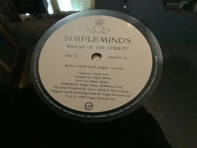 Simple Minds - Ballad Of The Streets - UK 12” - Mandela Day - Peter Gabriel Biko - Image 1 of 4
