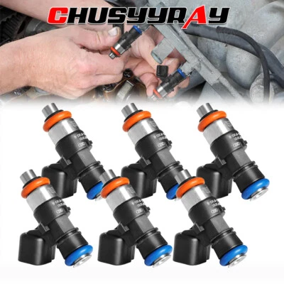 6 piezas nuevos inyectores de combustible para Lincoln MKZ 2013 2014 15 2016 3,7 L 0280158191 Foto 1 de 4