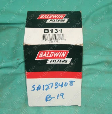 Filtro de aceite lubricante de flujo completo Baldwin B131 giratorio H 3104-25M11 P550711 1013 Foto 1 de 2