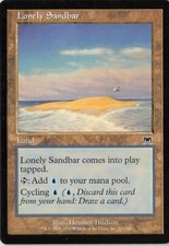 Lonely Sandbar *PLAYSET* Magic MtG x4 Onslaught SP
