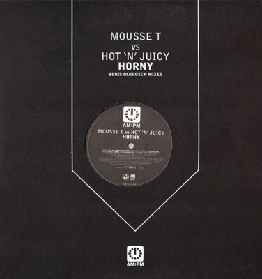 MOUSSE T VS HOT N JUICY - HORNY - 12” VINYL RECORD - 90S IBIZA HOUSE CLASSIC DJ Foto 1 de 4