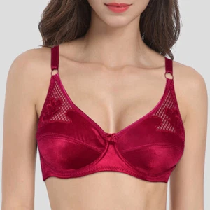 Unpadded Womens Bras Lace Push Up Bra Underwired Hold Sexy Lingerie 30-38A B C D - Picture 1 of 17