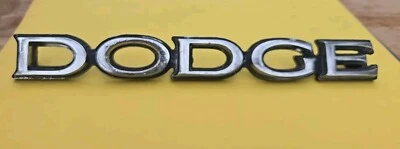 Mopar 1979-1985 Dodge Ram Truck Ramcharger Hood Emblem Chrome Badge Trim - Image 1 of 4