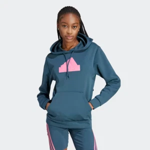 Adidas Women's Future Icons Badge of Sport Casual Hoodie Hooded Sweatshirt Small - Picture 1 of 7