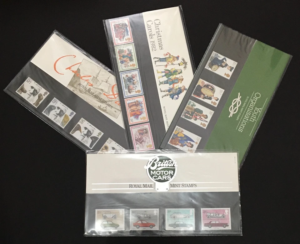 Large Selection of Royal Mail Presentation Packs Stamps 1982 Multi Listing - Изображение 1 из 1