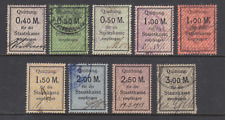 Germany, Prussia, 1920s Staatskasse Steuer Fee revenues, 9 different, sound