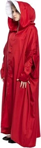 Adult Handmaiden Red Cloak and Bonnet with Hood Womens Costume Halloween Cosplay - Picture 1 of 12