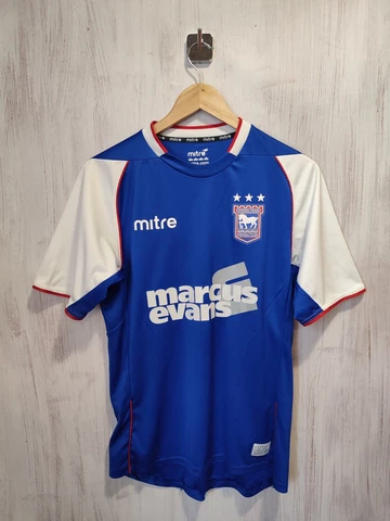Ipswich Town 2013 2014 home Size S Mitre jersey shirt football kit soccer Mitre Cover