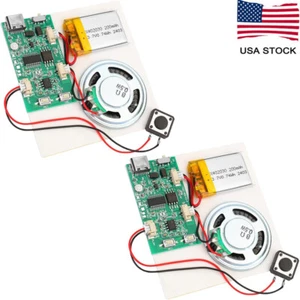 2Pcs Sound Module For Electronic Voice Recorder 16Min Recording Playback Talking - Picture 1 of 9