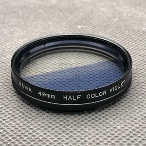 HAMA 49mm HALF COLOR VIOLET FILTER - Picture 1 of 5