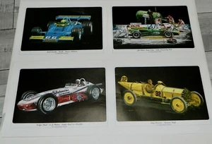 Juego a todo color de cuatro impresiones artísticas de Indianápolis 500 de Ron Burton Collector’s Prints - Imagen 1 de 6