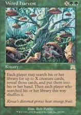 Weird Harvest - Onslaught - MP, English MTG Magic FLAT RATE SHIP