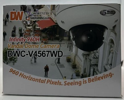 Digital Watchdog DWC-V4567WD Security Outdoor Dome Camera Infinity 960H - Image 1 of 4