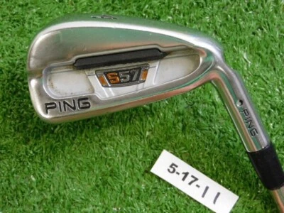 Ping S57 4 Iron KBS Tour Stiff Pured Steel Black Dot +1" - Image 1 of 4