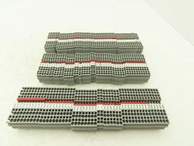 Eaton PT 2.5-4 Feed-Through Terminal Block Gray 4 Wire 600V 2.5mm² Lot of 148 - Image 1 of 4