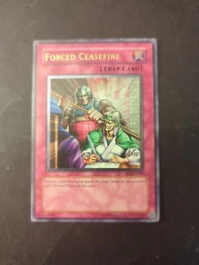 Yugioh Forced Ceasefire FET-EN060 Ultimate Rare Crease - Picture 1 of 3