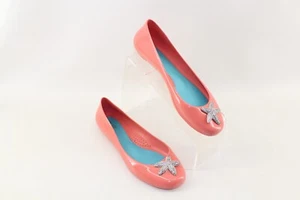 Oka B Starfish Jelly Flats Salmon Pink Color Crystal Starfish 9 US 39 EU - Picture 1 of 7