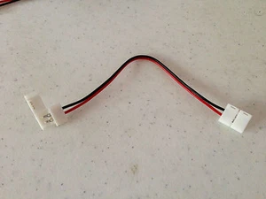 5 PACK Long Coupling/Jumper/Gap Solderless Clip-on 3528 LED Strip Tape 8mm - Picture 1 of 4