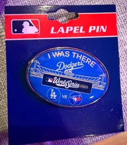 2025 World Series Pin Los Angeles Dodgers Toronto Blue Jays I WAS THERE Champion - Picture 1 of 2