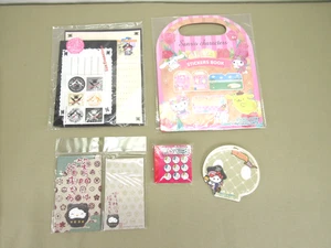 Hello Kitty Stationary Lot Notepad Sticker Album Letters w/ Envelopes SF Pirate - Picture 1 of 6