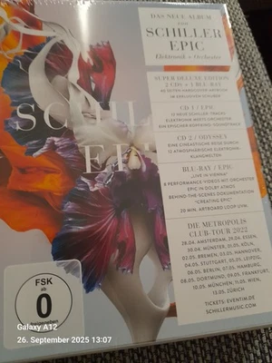 SCHILLER - EPIC SUPER DELUXE EDITION  2CD 1 BLUERAY LIVE  40 S. HARDBOOK NEW OV - Bild 1 von 4