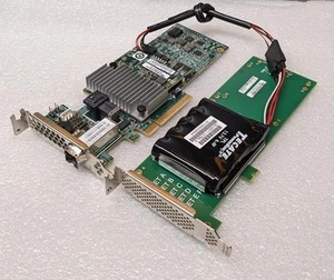 LSI SAS9380-4i4e 12Gb/s Raid Card WIth Battery and Low Profile - Picture 1 of 4