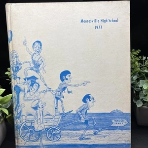 Mooresville Indiana High School Wagon Trails Jahrbuch 1977 Band 32 SEHR GUTER ZUSTAND - Bild 1 von 10