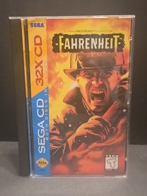Fahrenheit (Sega CD, Sega 32X, 1995) Complete CIB With Registration Card