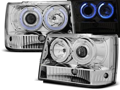 Faros para Chrysler para Jeep Grand Cherokee 93-98 cromados envío gratuito a todo el mundo  Foto 1 de 4