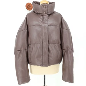 APPARIS Damen Steppjacke mit Trichterausschnitt braun Größe Large Leistentaschen - Bild 1 von 11