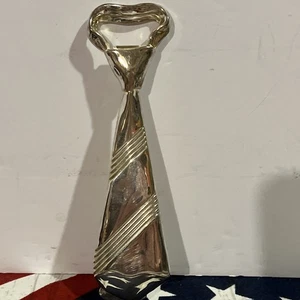 Vintage versilberte Krawatte Flaschenöffner Prinzessinnenhaus Made in Italy - Bild 1 von 2