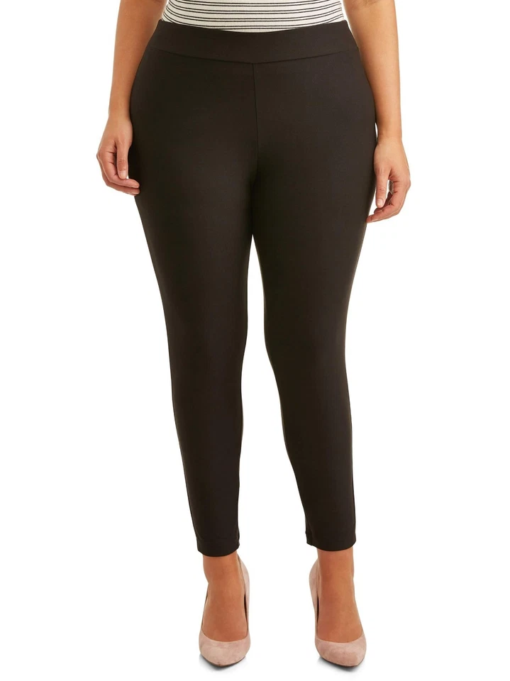 3 Terra & Sky Soft Sueded Full Length Midrise Leggings 2x (20-22w)