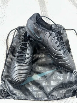 Botines para hombre Nike Tiempo Legend 10 Elite FG negros/jungla profunda DV4328-002 talla 9,5 Foto 1 de 4
