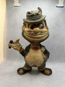 Vintage HO JO the HOBO Brooklyn Dodgers Bum 7" Rubber Figure Rempel Squeeze Toy - Picture 1 of 5