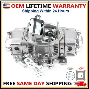 4 Barrel For 650 CFM Holley Brawler Double-Pumper Carburetor Electric Choke🔥 - Picture 1 of 12