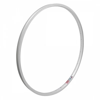 Llanta Weinmann 26 pulgadas plateada 519 | Bicicleta ligera de aluminio, lista para tubeless Foto 1 de 3