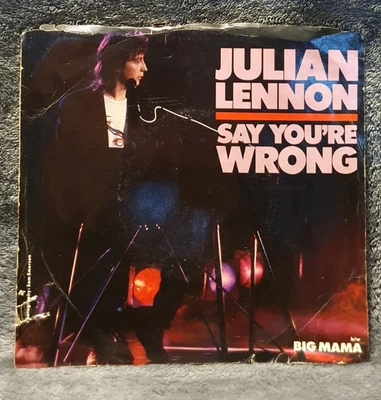 Julian Lennon Say You're Wrong / Big Mama (1985) 45rpm Pop Rock - image 1 of 4