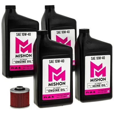 Kit de cambio de aceite de motor MISHON para Yamaha V Star 1100 650 XVS1100 XVS650 Foto 1 de 4