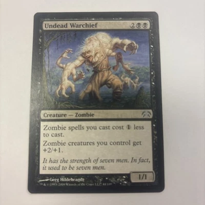 Undead Warchief 44 / 169 Planechase LP English Regular Zombie Lord - Image 1 of 4