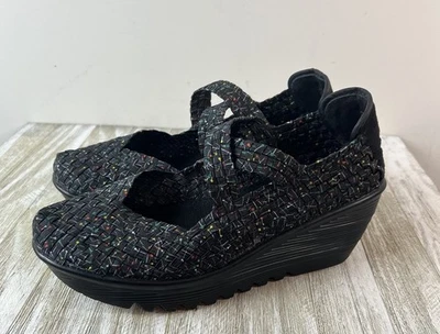 Tacones de cuña Bernie Mev 41 para mujer Lilia plataforma bronce dorado 10-10,5 Foto 1 de 4