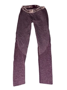 Gymshark Flex nahtlose sportliche aktive Leggings volle Länge dunkelrubin Größe Small - Bild 1 von 3