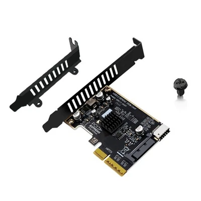 Wide Compatible PCIe 4X To USB 3.2 Gen 2 Front Panel Expansion Interfaced Card - Image 1 of 4