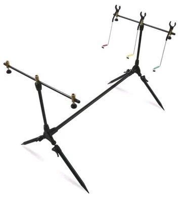 NGT Rod Pod Session + 3 portacanne e 3 indicatori di morso sospesi NUOVO Rod-Pod pesca - Immagine 1 di 4